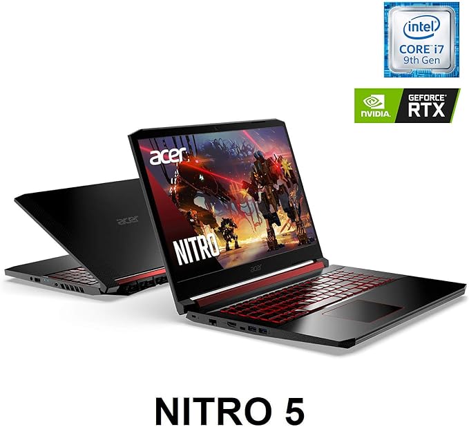 Acer Nitro 5  Gaming Notebook15" (i7-9750H/16GB RAM/RTX2060/1TB) Grade A