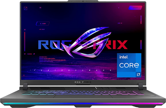 Portátil para juegos ASUS ROG STRIX G16 (Core i7 13650HX/16GB/RTX 4060/1TB Gen4/FHD/165Hz) Grado A