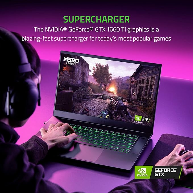 Razer Blade 15 Gaming Laptop (i7 10750H/16GB/GTX 1660Ti/1TB SSD) Grade A