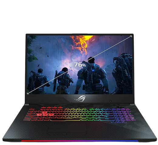 ASUS ROG STRIX II GL704 Gaming Laptop( i7 8750H/16GB/RTX 2070/1TB /FHD144Hz) Grade A