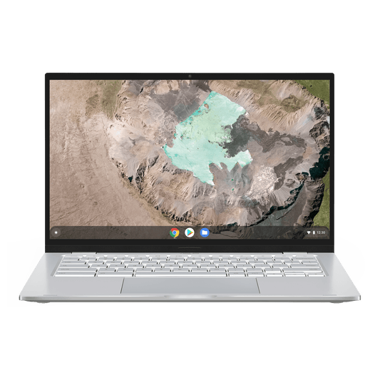 Portátil ASUS Chromebook C425 de 14" (Intel M3 8100Y/4GB/128GB/FHD IPS/Sliver) Grado A