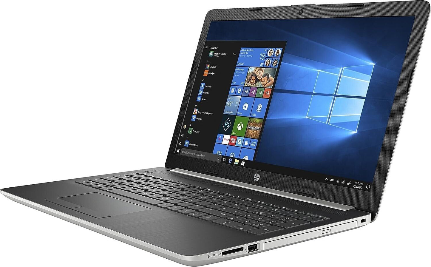 Laptop HP de 15.6" (15-da0053wm/Core i5 8250U/12GB RAM/512GB NVME + 1TB HDD/HD Touch Display) Grado A