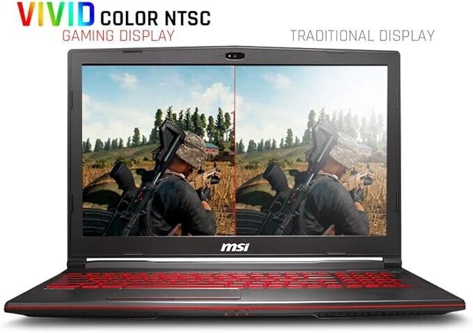 MSI GL63 15" Laptop (Core i7 8750H/16GB/GTX 1650/1TB/120Hz) Grade A