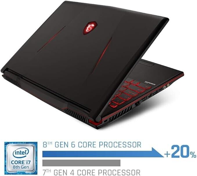 MSI GL63 15" Laptop (Core i7 8750H/16GB/GTX 1650/1TB/120Hz) Grade A