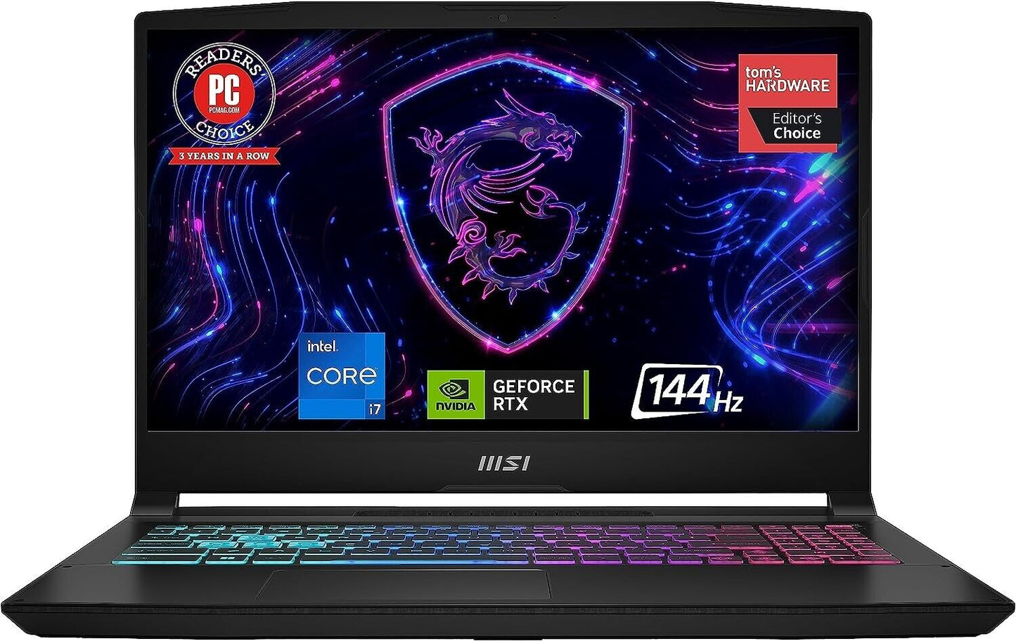 Portátil para juegos MSI Katana 15 (Core i7 13620H/16GB/RTX 4070/1TB/FHD 144Hz) Grado A 