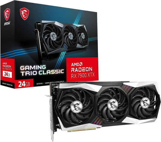 Tarjeta gráfica MSI AMD Radeon RX 7900 XTX Gaming Trio Classic 24GB GDDR6 Grado A