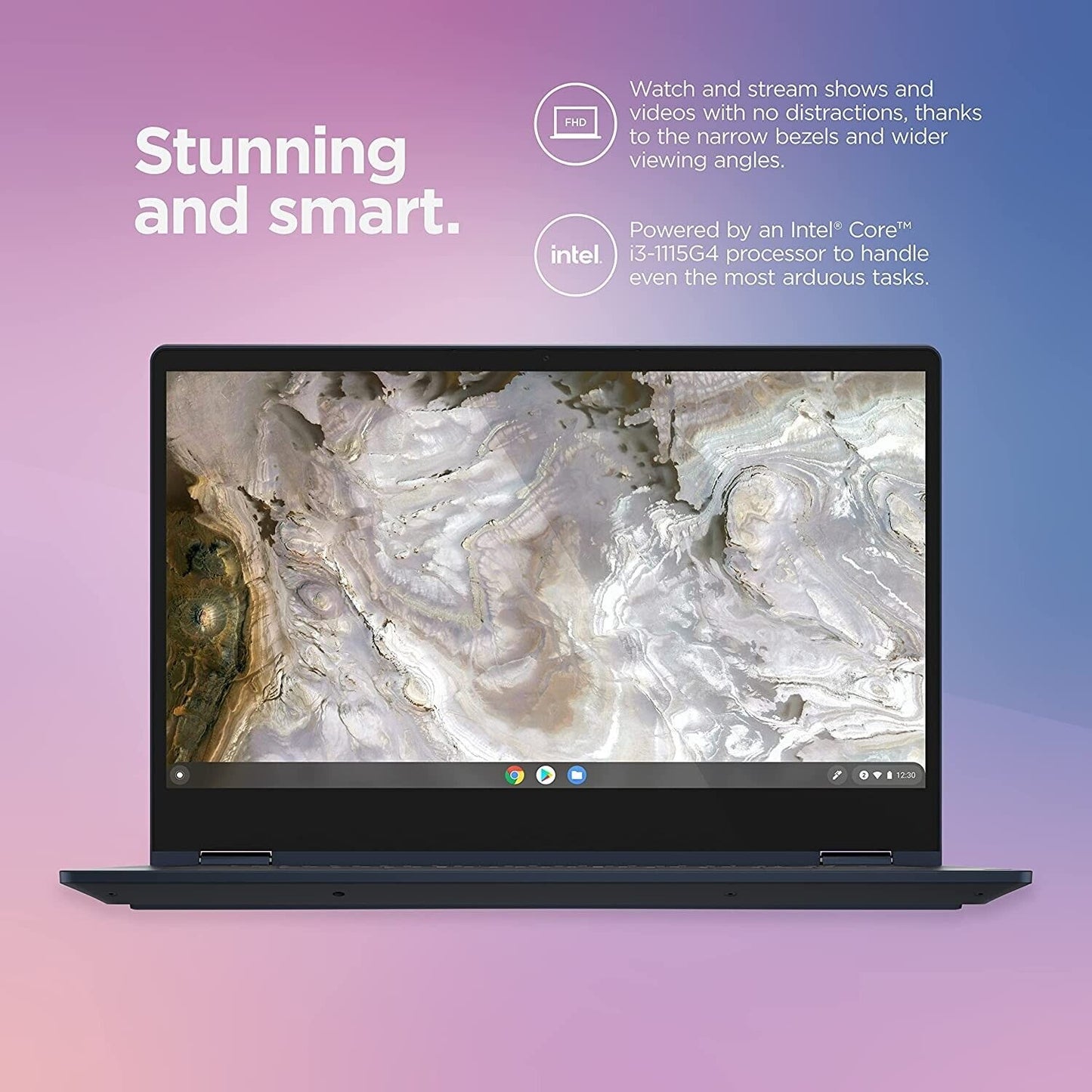 Lenovo IdeaPad Flex 5i 2 en 1 Chromebook portátil (Core i3 1115G4/8GB/256GB/Touch) Grado A