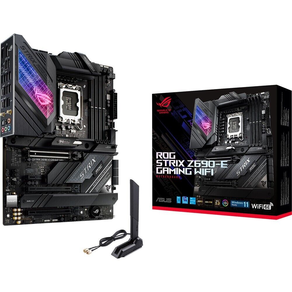 ASUS ROG Strix Z690-E Gaming WiFi LGA 1700 ATX Placa base Intel (solo RAM DDR5) Grado A