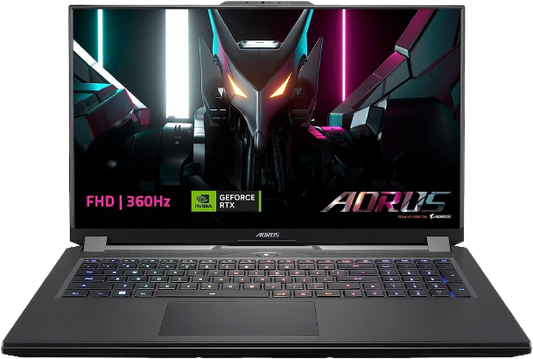 Gigabyte AORUS 17H Gaming Laptop (Core i7 13700H/32GB/RTX 4080 12G/2TB/FHD 360Hz) Grade A