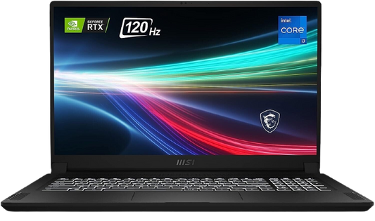 MSI Creator 17 Content Creation Laptop Core i7 11800H/16GB/RTX 3060/1TB/4K/120Hz Grade A