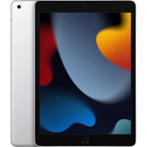 Apple iPad 2021 de 9.ª generación, 10,2 pulgadas (solo Wi-Fi/64 GB/plateado/iPadOS/MK2L3LL/A) Grado A