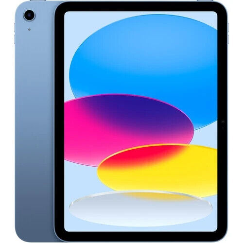 2022 Apple iPad 10th Gen 10.9-inch (Wi-Fi Only/64GB/iPadOS/Blue/MPQ13LL/A) Grade A