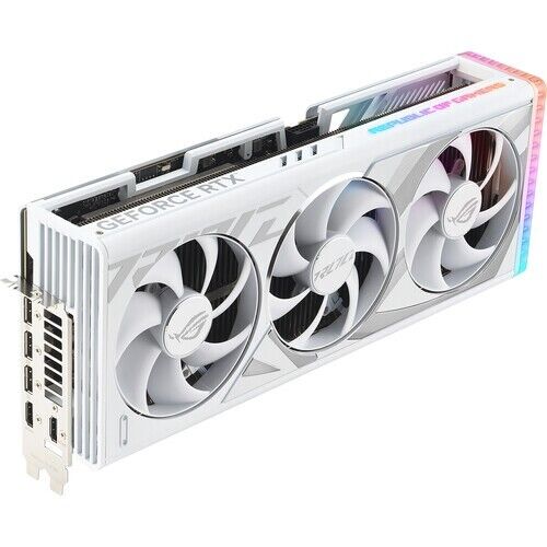 Tarjeta gráfica para juegos ASUS ROG STRIX NVIDIA GeForce RTX 4080 16GB GDDR6X OC Blanco Grado A