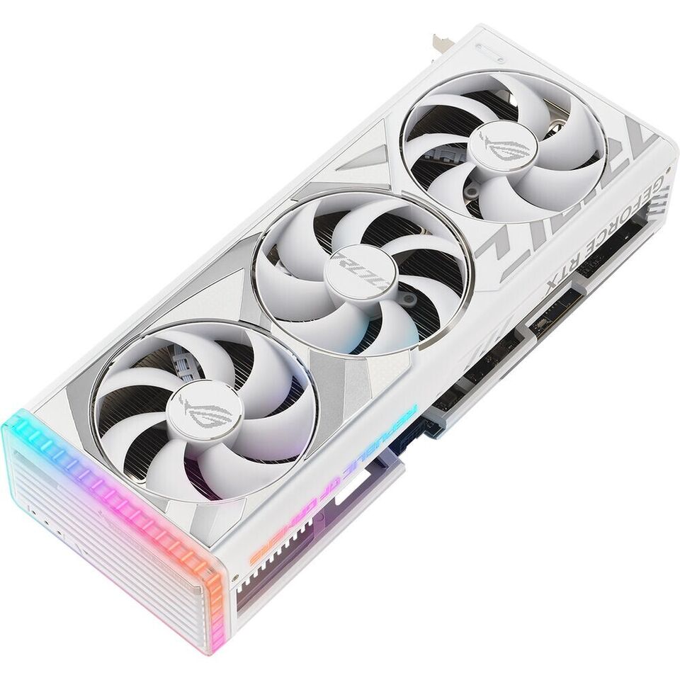 Tarjeta gráfica para juegos ASUS ROG STRIX NVIDIA GeForce RTX 4080 16GB GDDR6X OC Blanco Grado A