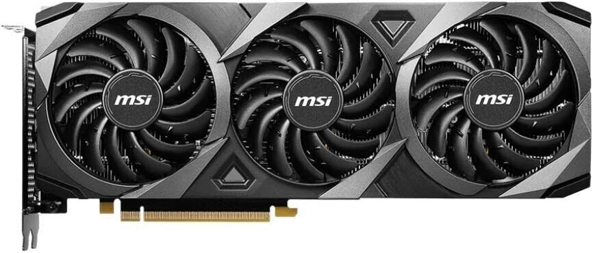 MSI NVIDIA GeForce RTX 3060 Ventus 3X OC Tri-Fan 12GB GDDR6 Graphic Card (LHR) Grade A