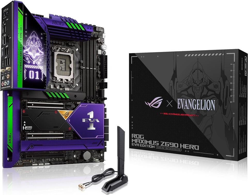 ASUS ROG MAXIMUS Z690 Hero EVA Edition Motherboard (Intel/LGA 1700/ATX/DDR5 Only) Grade A