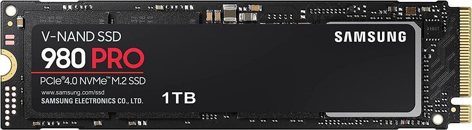 Samsung 980 Pro PCIe 4.0 x 4 NVME M.2 Internal SSD (1TB, MZ-V8P1T0B/AM) Grade A