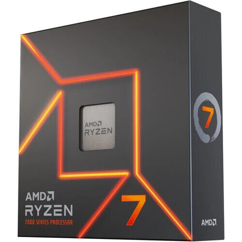 Procesador AMD Ryzen 7 7700X AM5 (8 núcleos/LGA1718/gráficos Radeon) Grado A