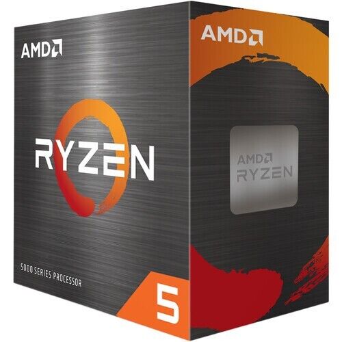 Procesador AMD Ryzen 5 5600 de 6 núcleos AM4 desbloqueado (incluye refrigerador Wraith Stealth) Grado A