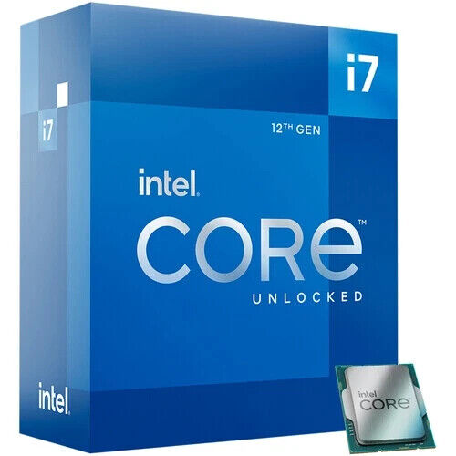 Intel Core i7-12700K 12 Cores Desktop Processor (LGA1700/Unlocked/UHD770/Retail) Grade A