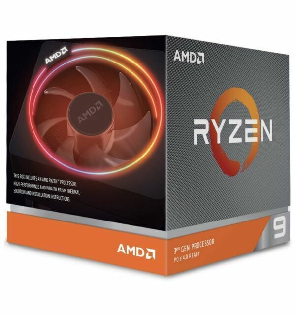 Procesador AMD Ryzen 9 3900X de 12 núcleos y 24 hilos AM4 desbloqueado Grado A