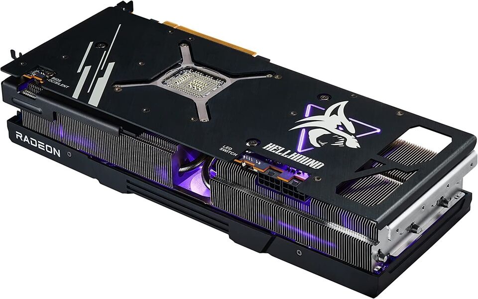 PowerColor HellHound AMD Radeon RX 7900 XTX 24GB GDDR6 Triple-Fan Graphics Card Grade A