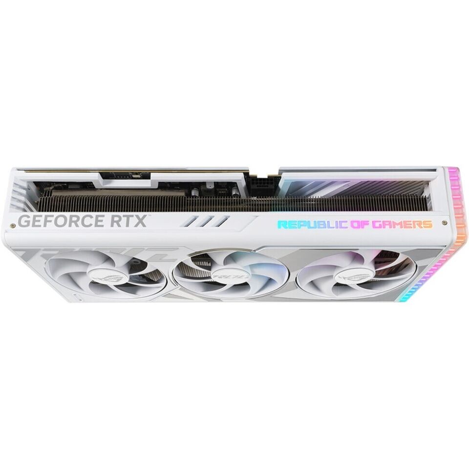 Tarjeta gráfica ASUS ROG STRIX NVIDIA GeForce RTX 4090 White Edition 24GB GDDR6X Grado A